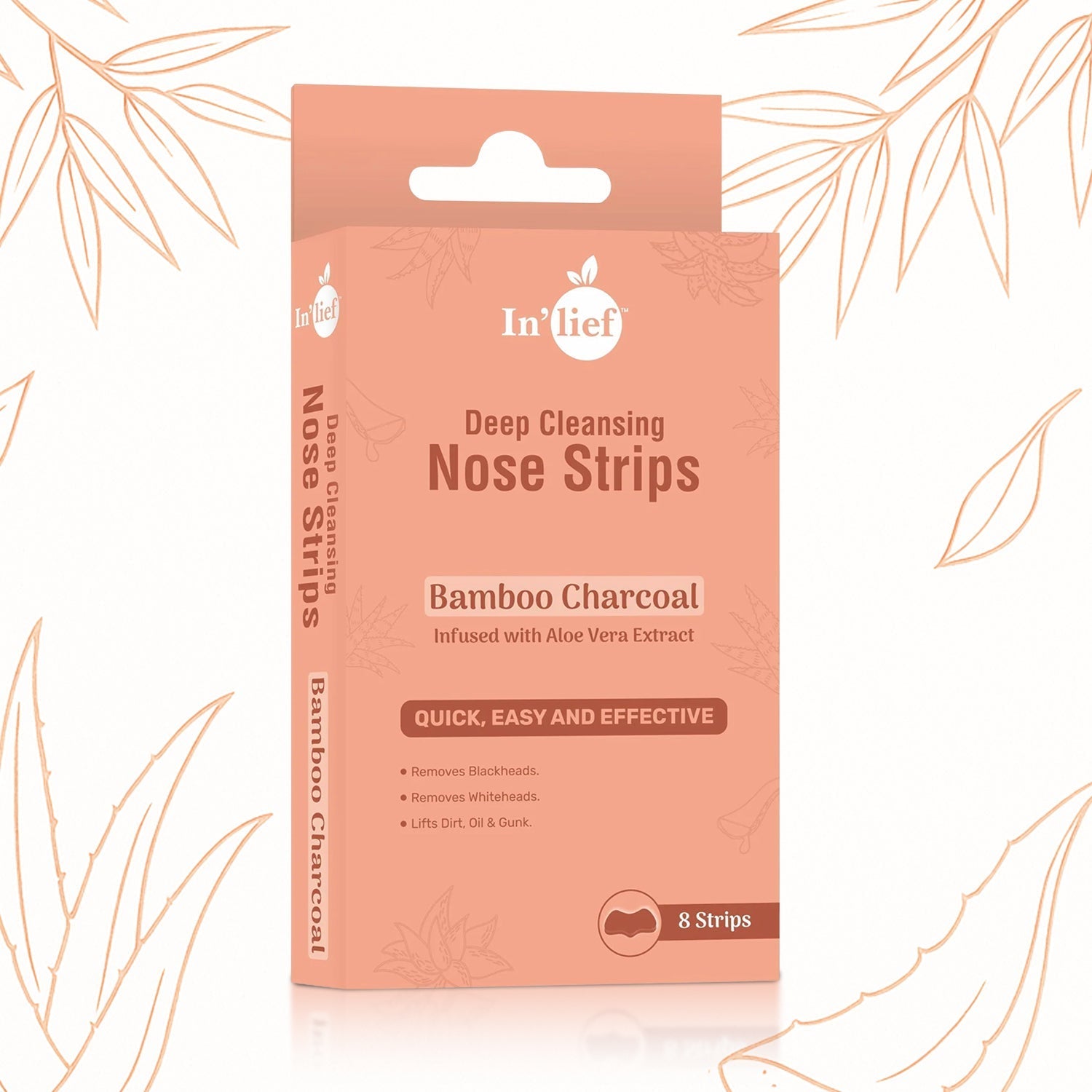 In’lief Bamboo Charcoal Deep Cleansing Nose Strips In’lief Bamboo Charcoal Deep Cleansing Nose Strips